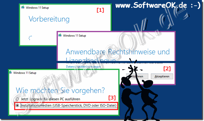 installiere von Windows 11 von einem USB-Laufwerk!