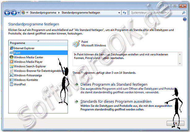 ndern der von Windows standardmig verwendeten Programme