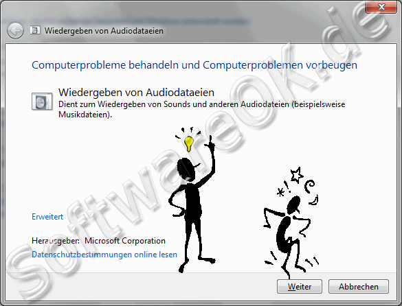 Audio Computerprobleme behandeln und vorbeugen