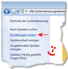 Autoupdate Einstellung ndern