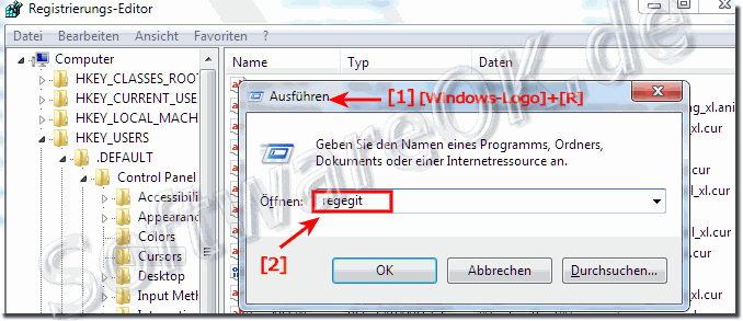 Default Cursor Windows-7 Registry!