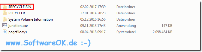 Der Papierkorb Ordner in Windows 7 / 10!