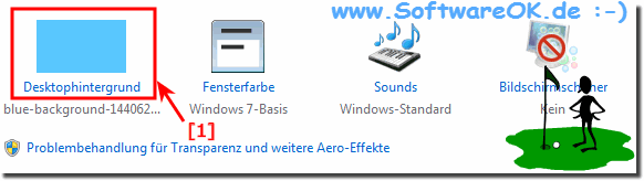 Windows-7 Desktop anpassen Desktophintergrund