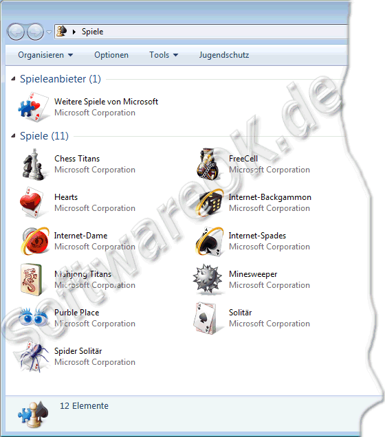 Windows 7 Spiele