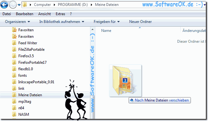 Eigene-Dateien verschieben unter Windows!