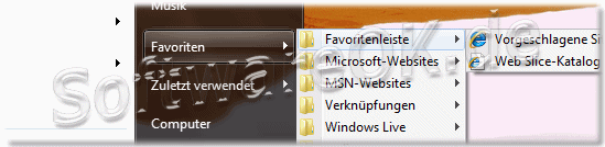  Favoriten im Windows 7 Startmenü