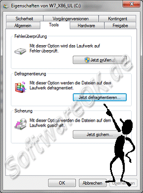 Windows-7 Defragmentieren