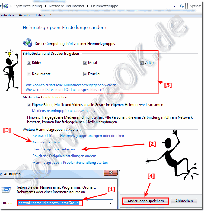 Heimnetzwerk unter Windows-7!