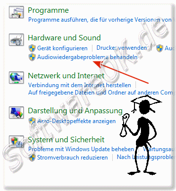 Audioeffekte und Audiowidergabeprobleme behandeln in Windows-7!