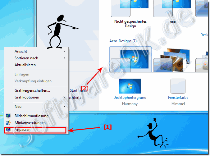 Programm Standard Schriftarten zurcksetzen Win-7!