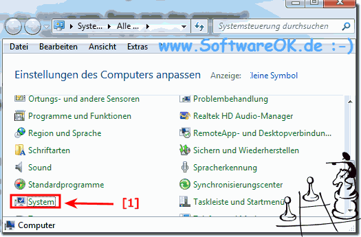 Remoteuntersttzung ber Sytemsteuerung System