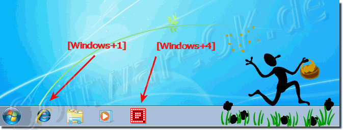Tastenkrzel Taskleiste in Win-7! 