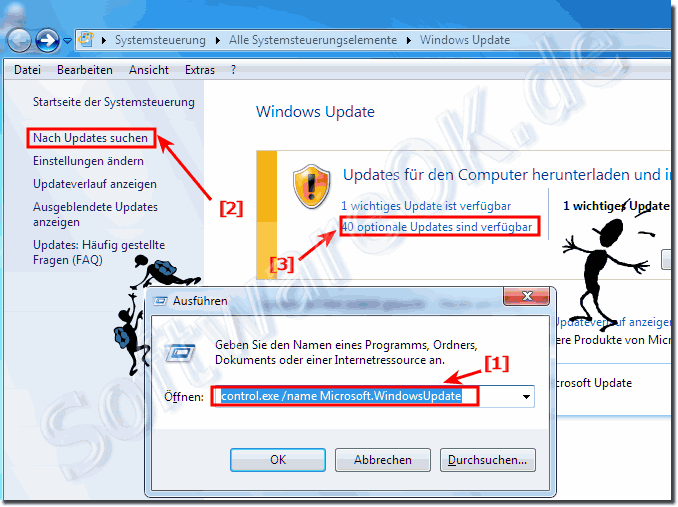 Unter Windows-7 Sprachdateien Installieren!