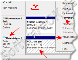 Virtuelle Festplatte Formatieren