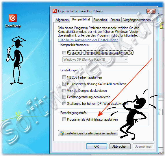 Windows-7 Programme dauerhaft als Administrator starten bzw ffnen