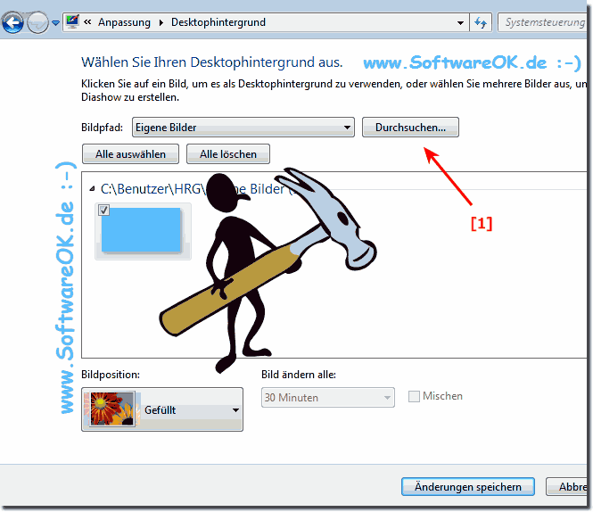 Windows 7 Desktopbild ndern