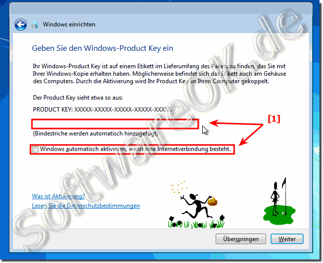 Windows 7 ohne Produkt Key und Aktivieren installieren!