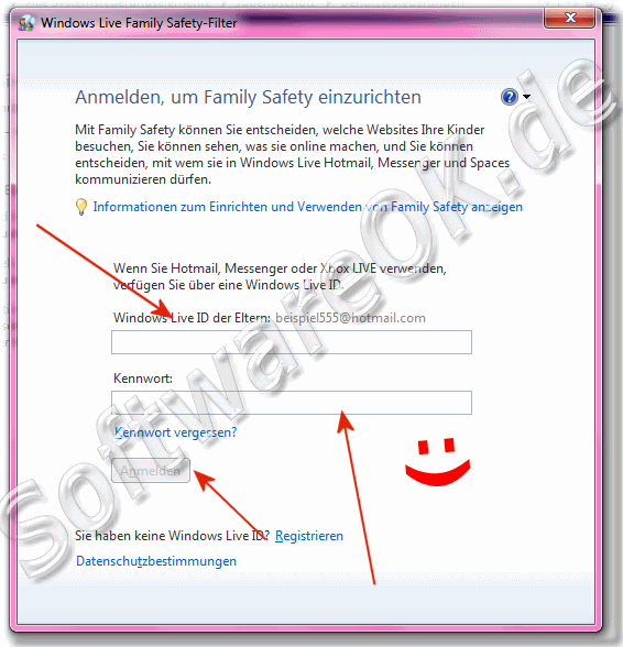 Windows-7 Live Family Safety-Filter