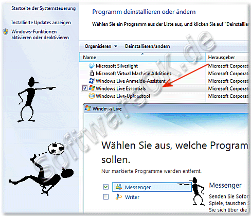 Windows Messenger deinstallieren
