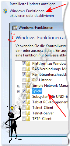 Windows 7 Spiele aktivieren