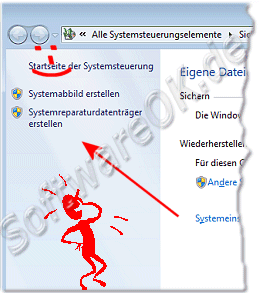 Startdiskete bzw Systemreparaturdatentraeger in Windowes-7 erstellen