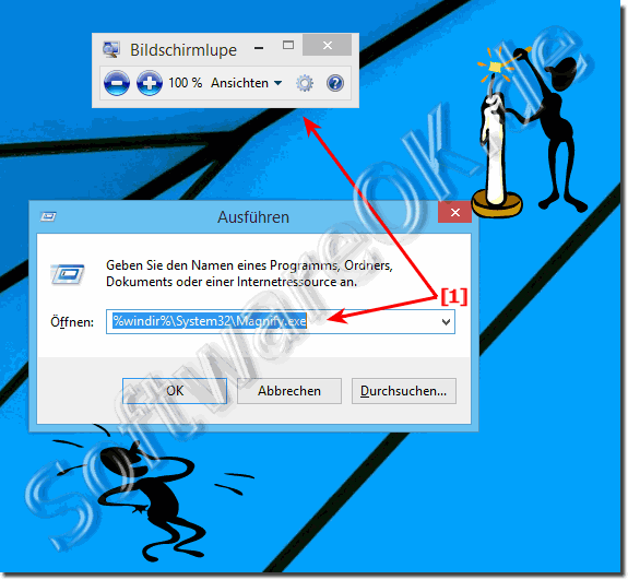 Bildschirmlupe in Windows 8.1!