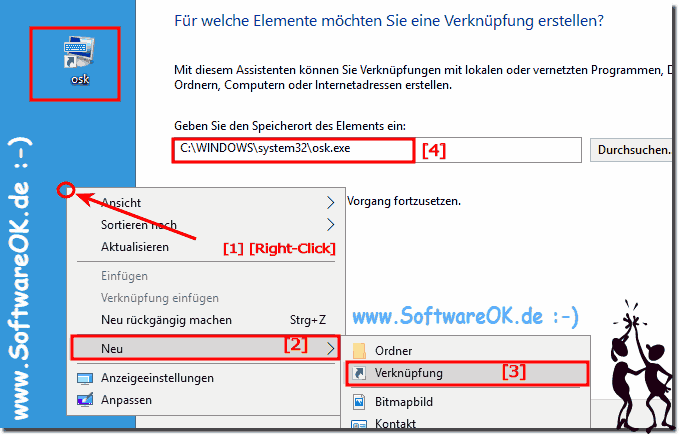 Bildschirmtastatur am Desktop!