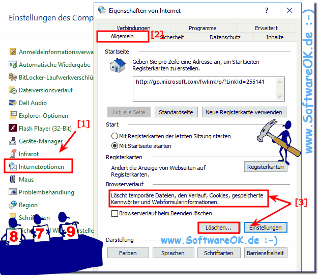 Cookies Bereinigen in Windows 8.1 / 10!