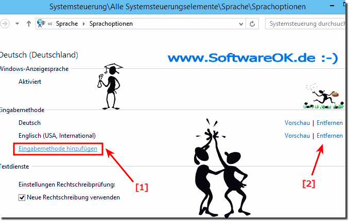 Eingabemethode fr die Tastatur in Windows 8.1 hinzufgen!