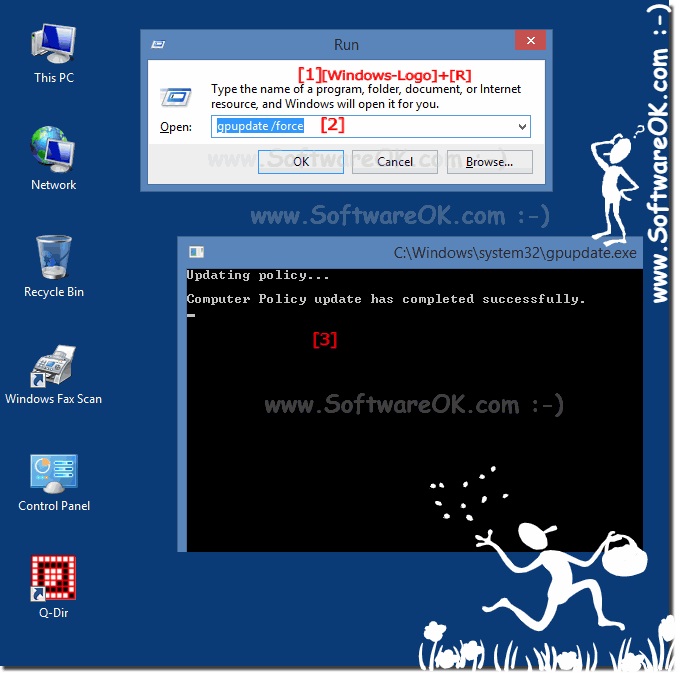 Aktualisierung von nderungen in den Einstellungen fr lokale Gruppenrichtlinien in Windows 8.1 erzwingen!