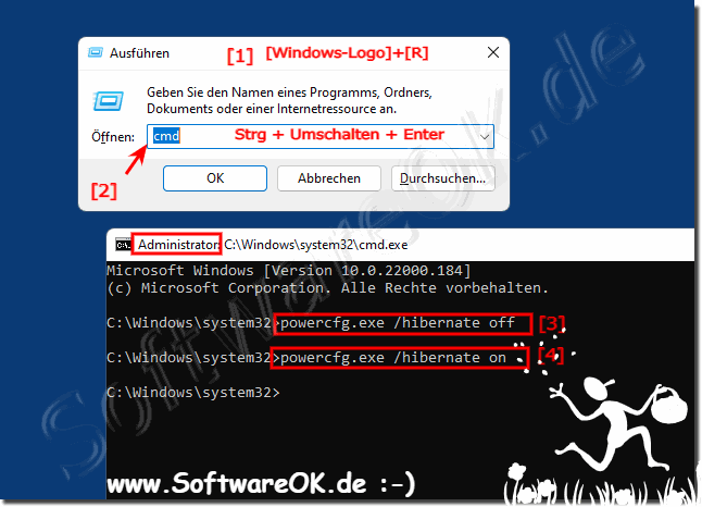 Hiberfil.sys Unter Windows 11 oder 19 abstellen!