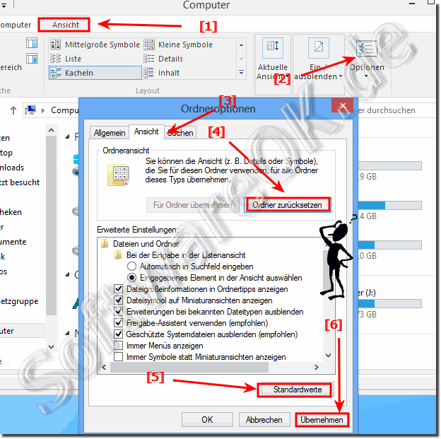 Hilfe, der Windows-8 Explorer aktualisiert  nicht die Dateilisten-Ansicht!