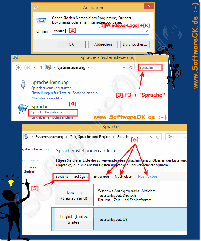 Vista Sprachen Umstellen