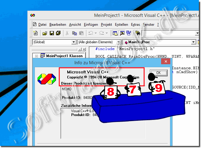 MS Visual C Plus Plus unter Windows 8.1 und 8!