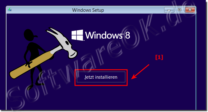 Reparatur-Installation von Windows 8 und 8.1 mi der Installations-DVD!