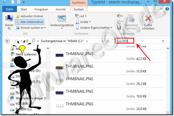 Suchen nach einem WindowsDateityp!