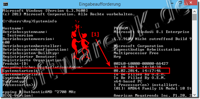 Systemstartzeit von Windows-8.1 und 8!