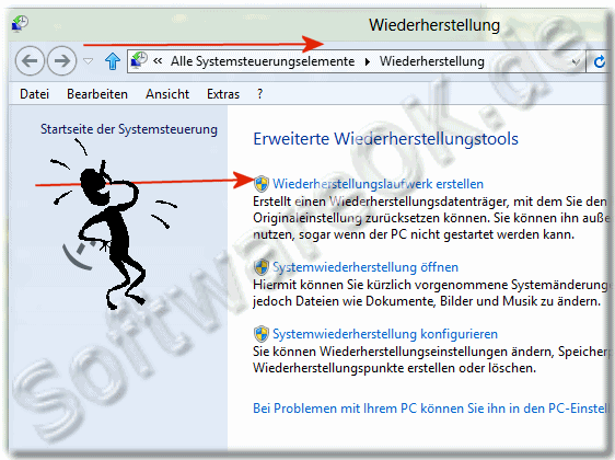 Wiederherstellungslaufwerk fr Windows-8 erstellen (start-diskete, boot-CD)