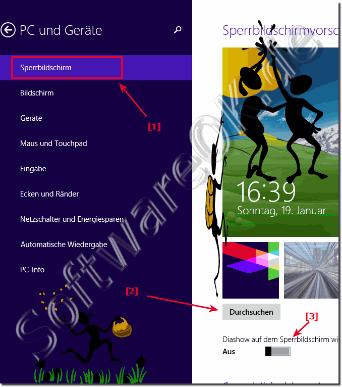 Windows 8.1 Sperrbildschirms ndern und Diashow akticvieren!