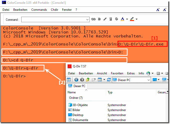 Aus Powershell Programm starten unter Windows!