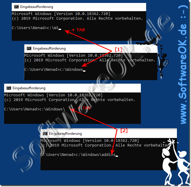 Nutzen automatische Vervollstndigung in der Eingabeaufforderung und PowerShell!