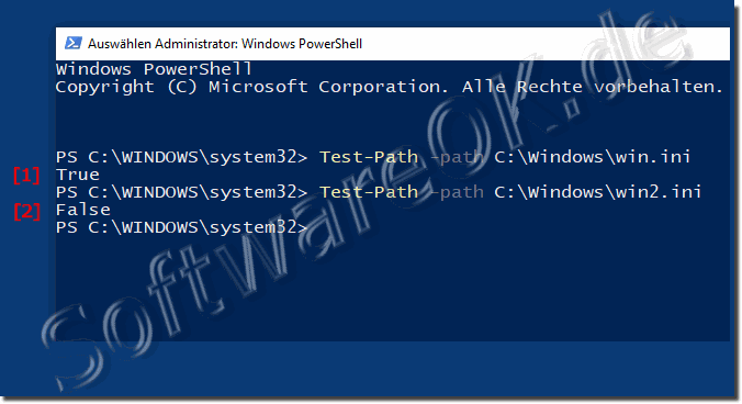 Prüfen ob Datei vorhanden mit Powershell unter Windows 10,8.1, ...!