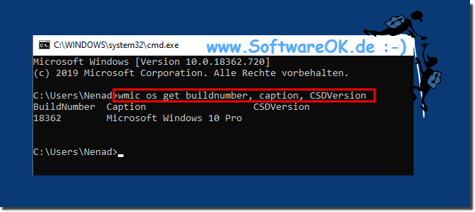 WMI Windows Versionen abfragen!