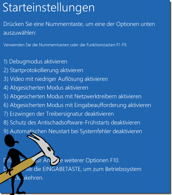 Der abgesicherte Modus in Windows 10 und 11!
