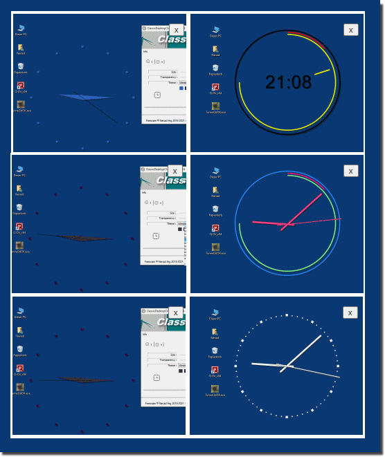 Desktop Uhren fr Windows als Analoge Uhr!