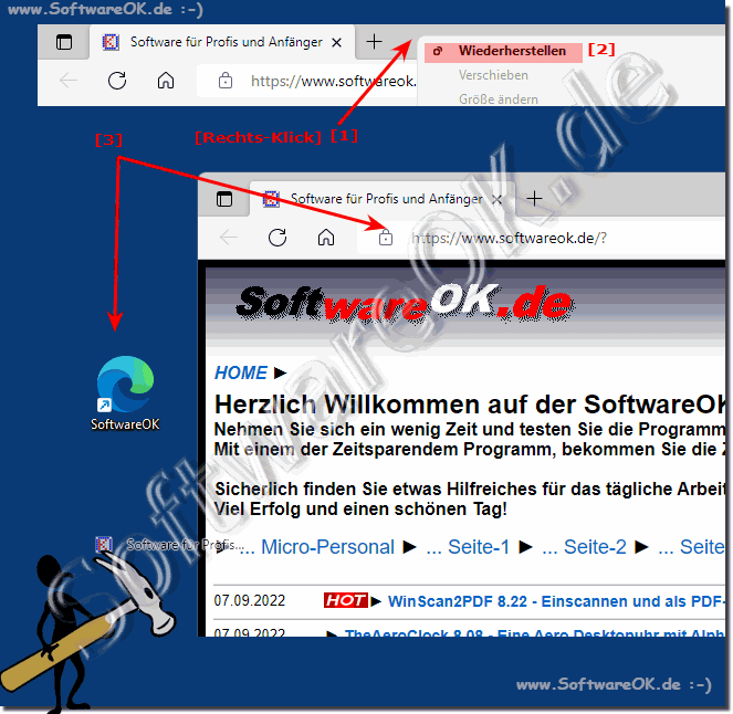 Erstellen von Desktopverknpfungen zu der lieblings Webseite!