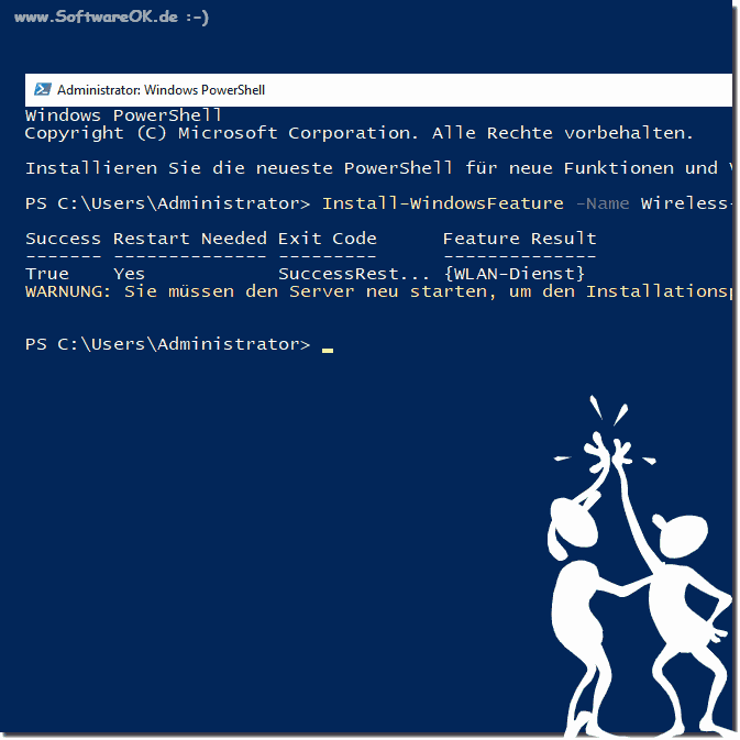 Aktivieren von Wireless (Wi-Fi/WLAN) unter Windows Server 2019/2022/2025?