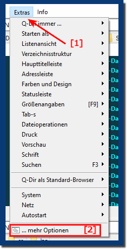 Mehr Optionen