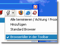 Browserkiller terminiert die Browser 