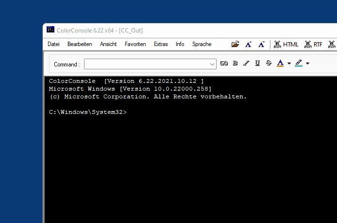 Registerkarten fr die cmd.exe und powershell.exe!